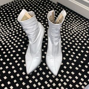 Barney’s New York White Booties
